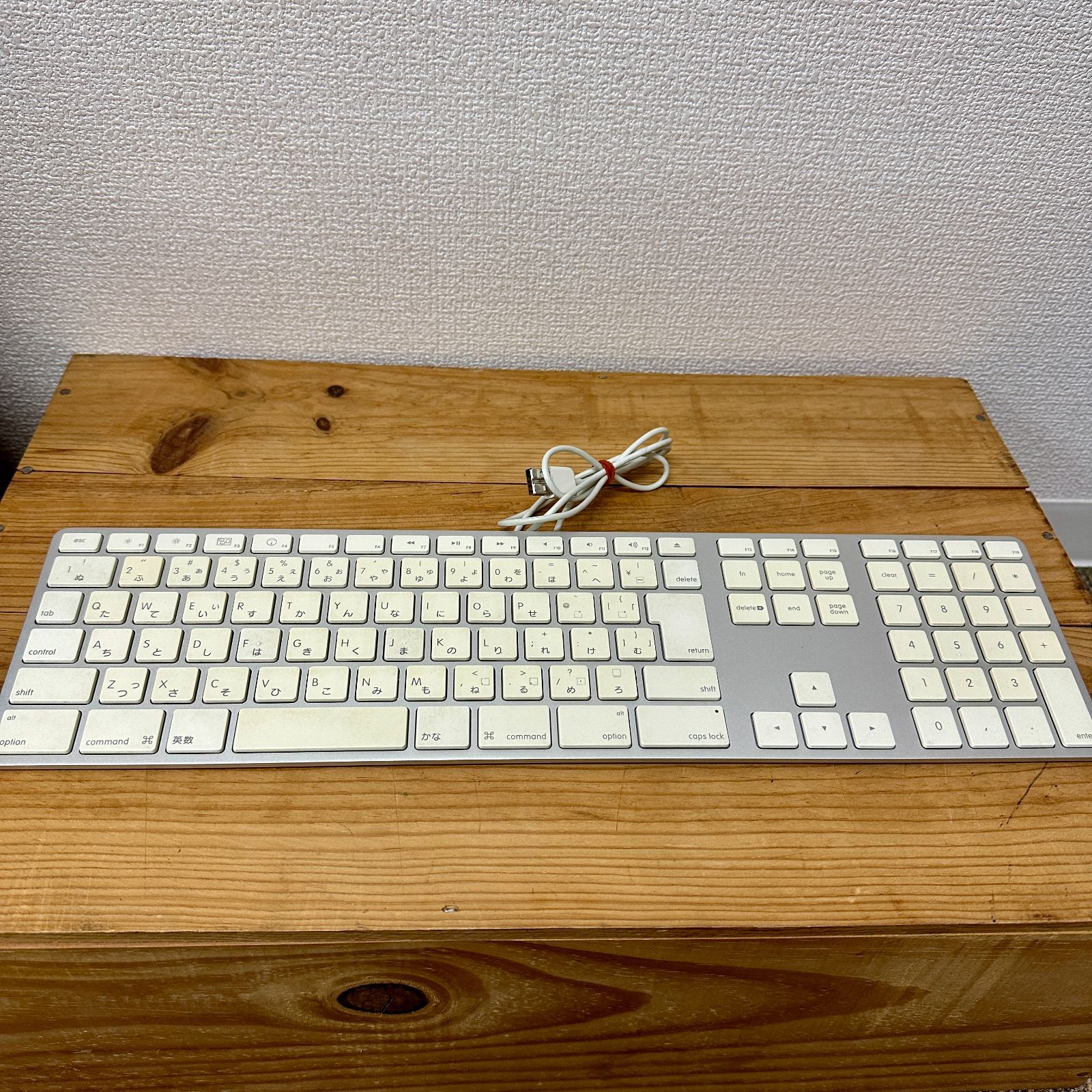 Mac Apple純正 USBキーボード JIS配列 テンキー付き A1243 純正マウス付き - メルカリ