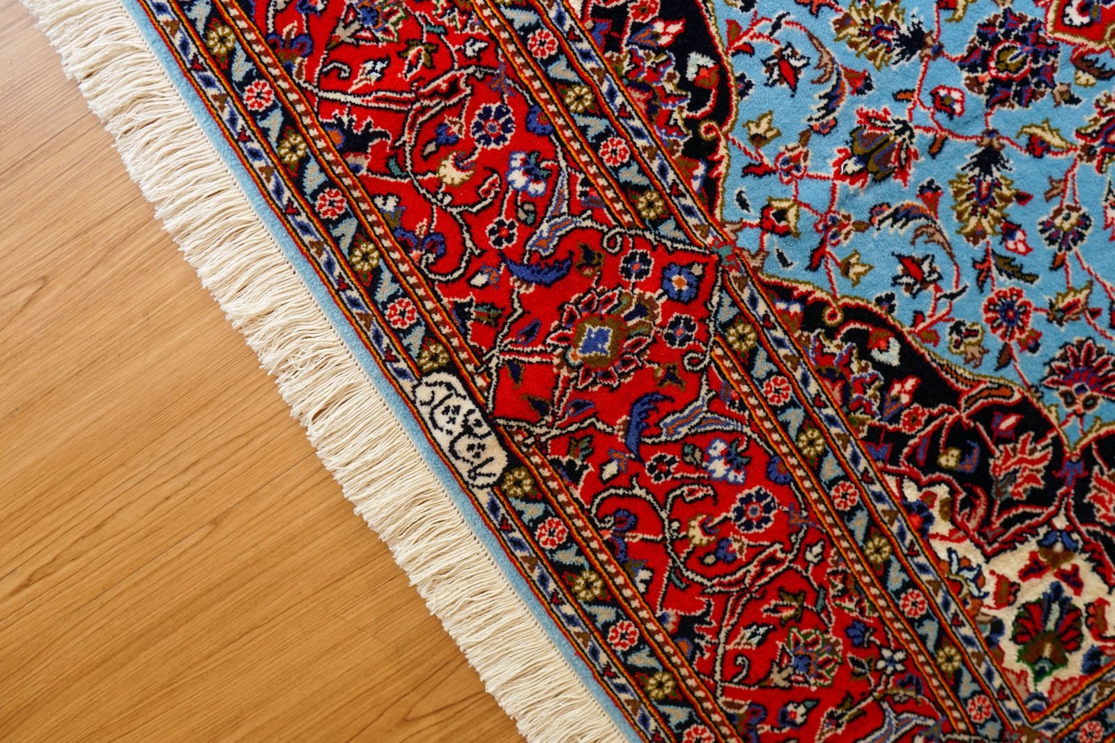 213cm x 147cm　ペルシャ絨毯 カシャーン産 213cm x 147cm ペルシャ絨毯 カシャーン産 - メルカリ