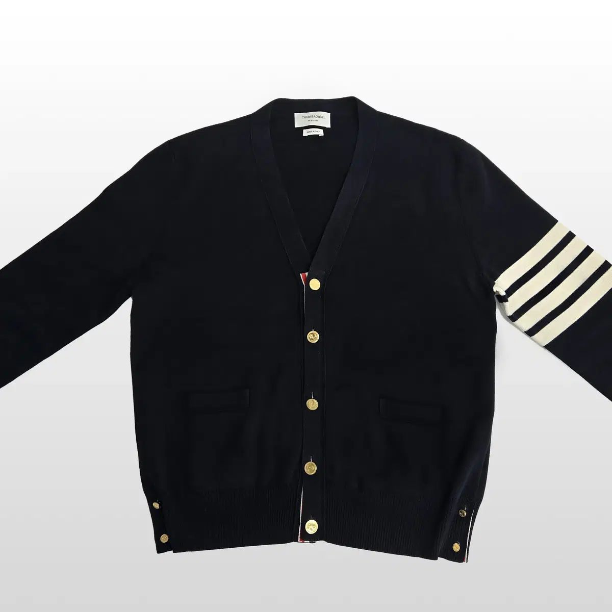 Thom Browne トム ブラウン MKC171A ミラノ 4 バー ストライプ カーディガン サイズ 110