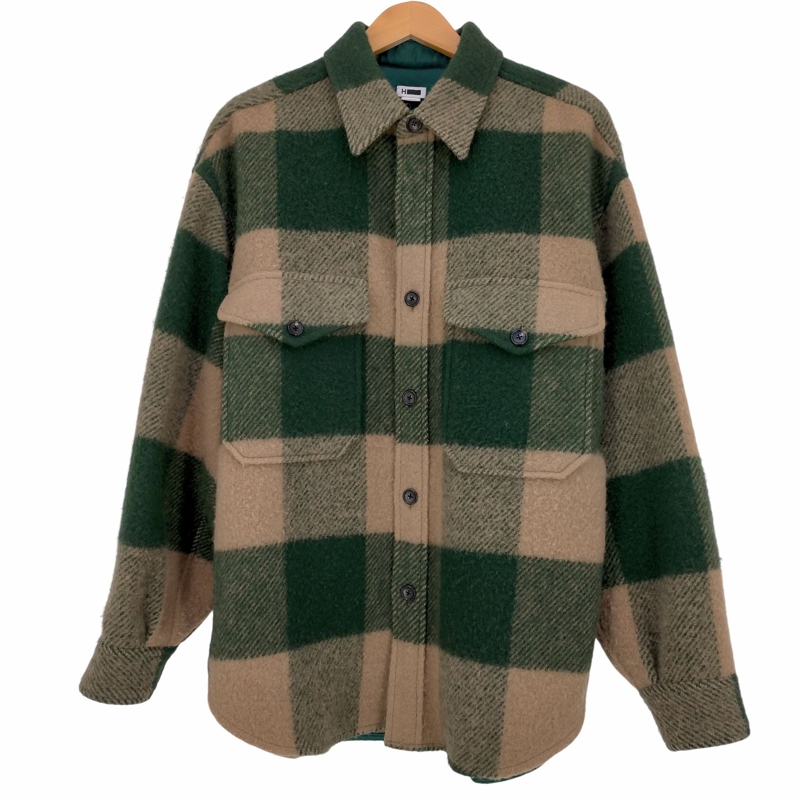 H BEAUTY&YOUTH FLUFFY CHECK BIG CPO｜Yahoo!フリマ（旧PayPayフリマ）