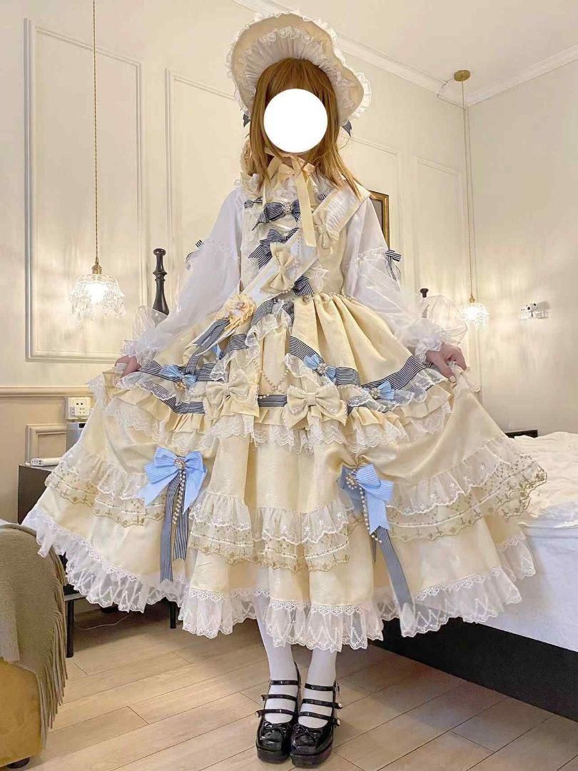 LT-369【新品】 lolita オリジナル 洋服 ロリータ ワンピース