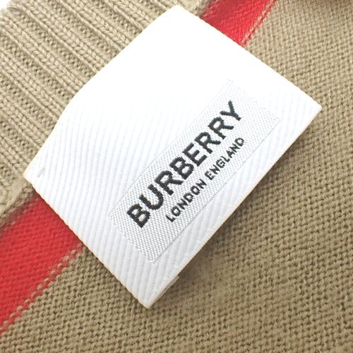 BURBERRY(バーバリー) ボーダー ニットカーディガン トップス Vネック