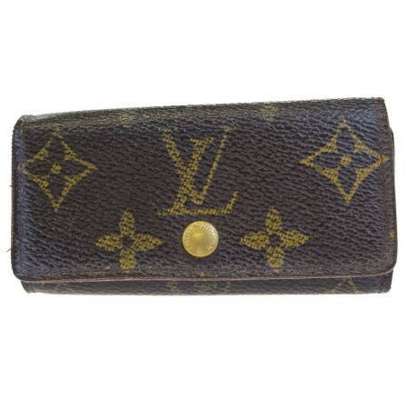 【中古】 ルイヴィトン LOUIS VUITTON ミュルティクレ 4連キーケース モノグラム レザー M62631 07EC960