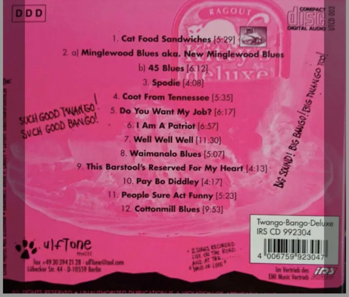 デビッド・リンドレー 「TWANGO BANGO DELUXE」CD - メルカリ 