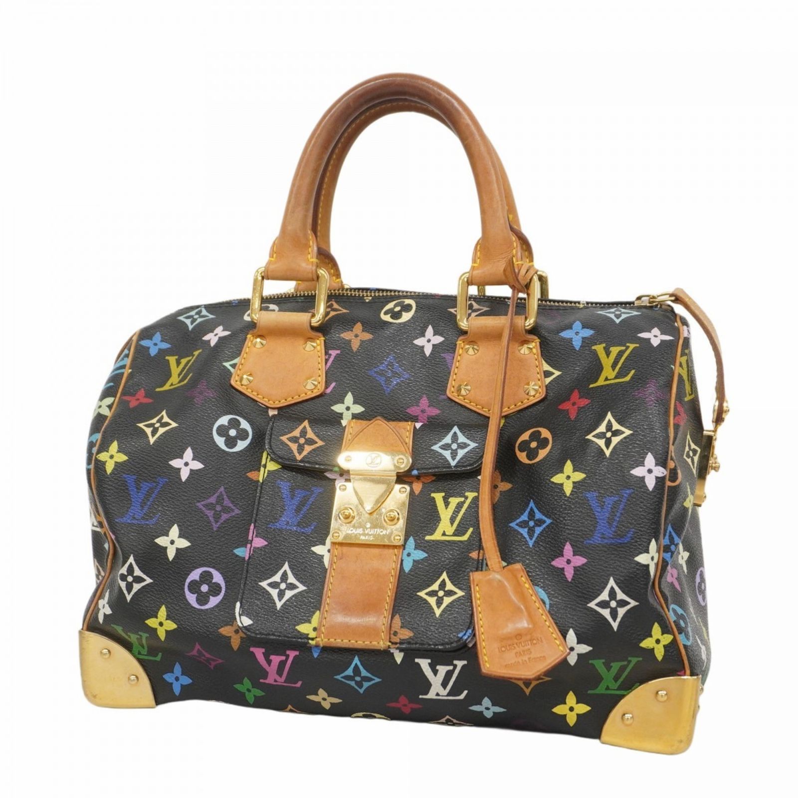 ルイ ヴィトン Louis Vuitton ルイ ヴィトン ハンドバッグ モノグラム マルチ スピーディ30 M92642 ノワールレディース