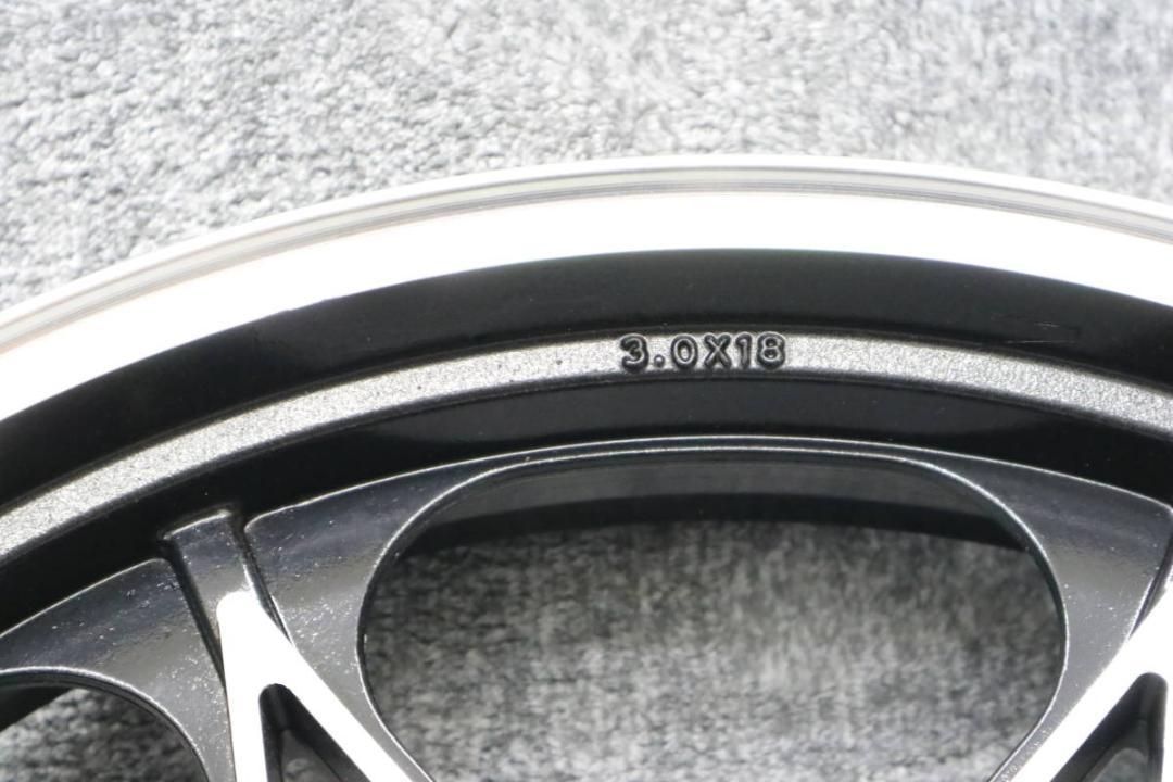 ゼファーΧ 400 キャスト ホイール ブラック セブン/前後18インチ