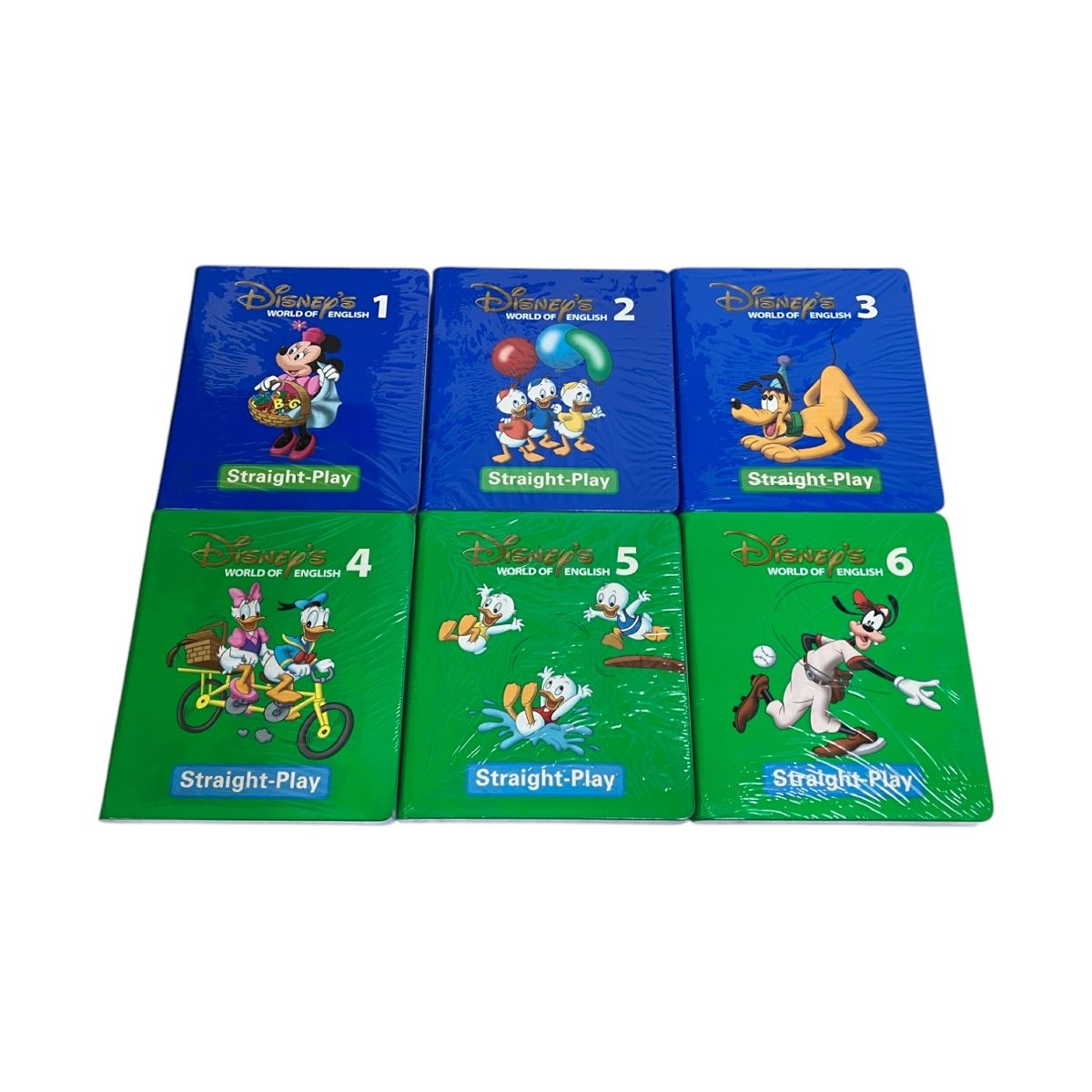 61619-2]美品☆DWE ディズニー英語システム ストレートプレイDVD 全12