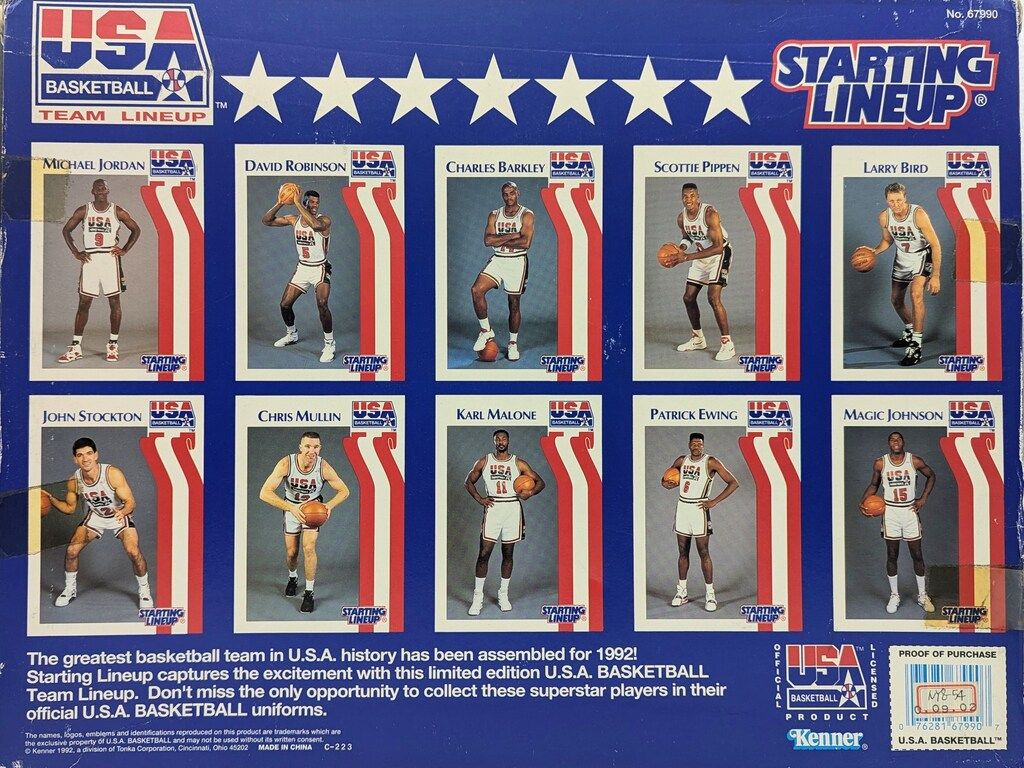 KENNER USA BASKETBALL 1992 TEAM LINE UP 10体セット