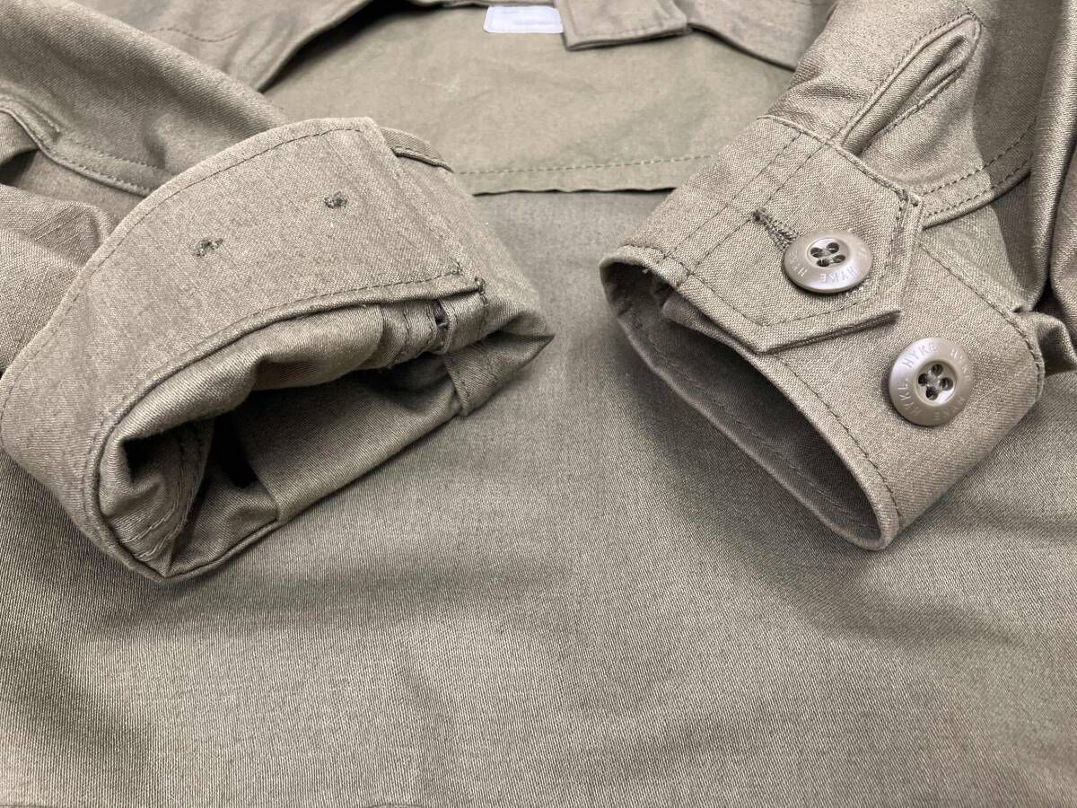 HYKE ハイク ポンチョ ミリタリージャケット 17199 サイズ1 SMALL カーキ コットン レディース GULLKHAN_COM