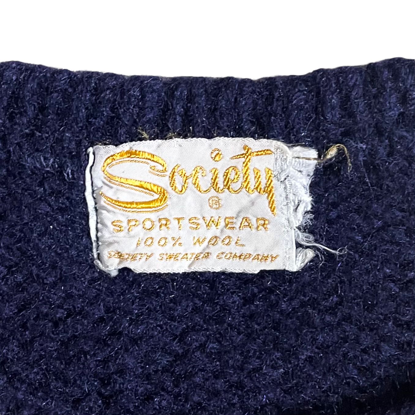 1950's USA製 Society レタードセーター - Ke Vintage - メルカリ