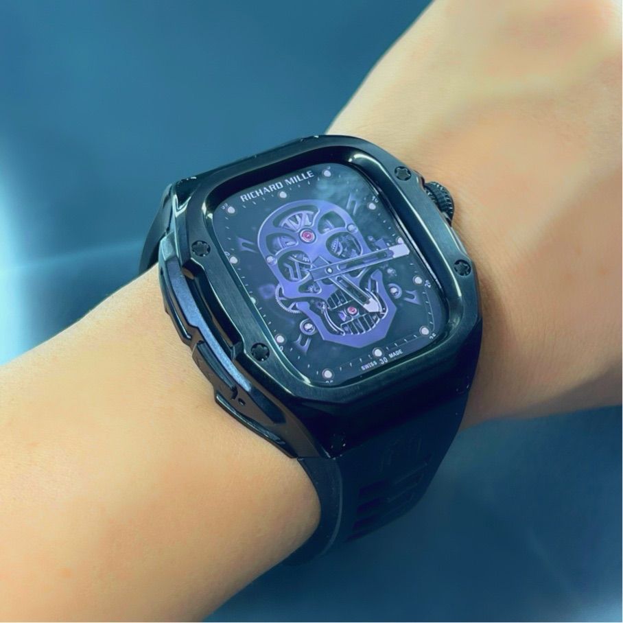 49mm ブラック ステンレス ケースアップルウォッチ ウルトラ