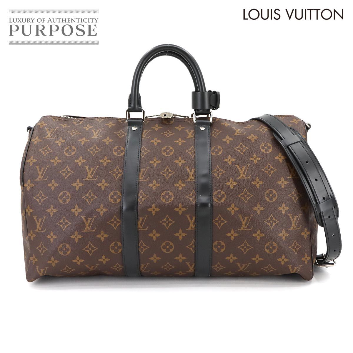 ルイ ヴィトン LOUIS VUITTON モノグラム マカサー キーポル バンドリエール 45 2way ボストン ショルダー バッグ 90299584