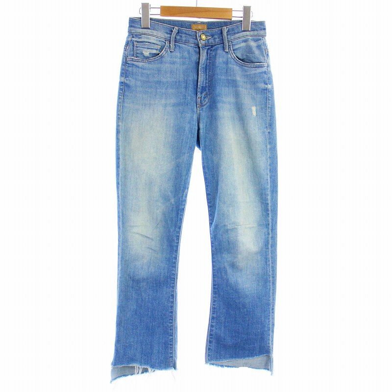 マザー mother THE INSIDER CROP STEP FRAY デニム パンツ ジーンズ 