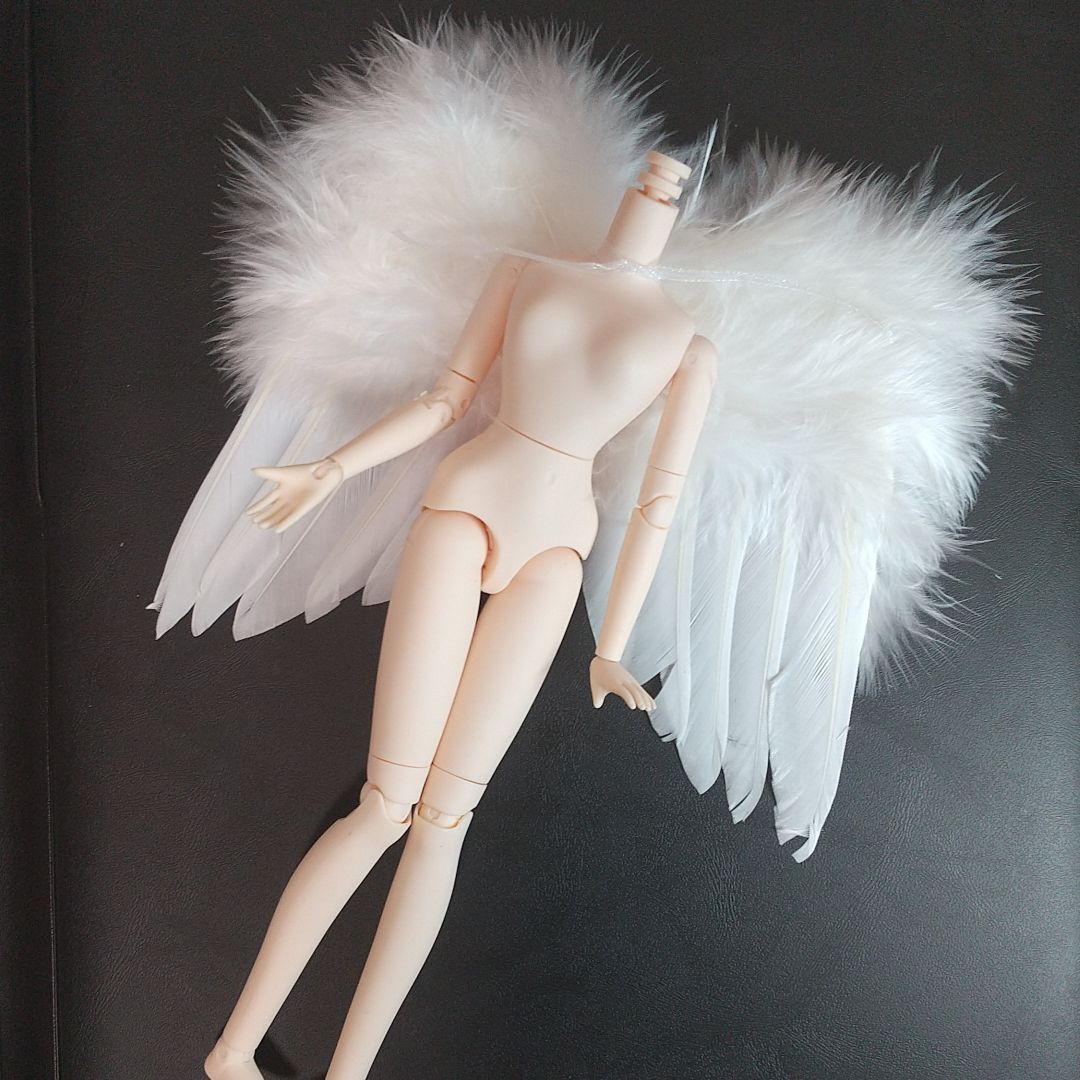冬バーゲン☆】 ドール 天使の翼 65センチドールサイズ 期間限定ドール付属品の羽 翼