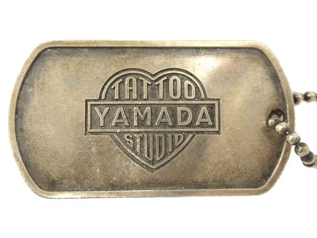 TSY DOG TAG ドッグタグ TATOO STUDIO YAMADA タトゥースタジオヤマダ キーホルダー シルバー - メルカリ