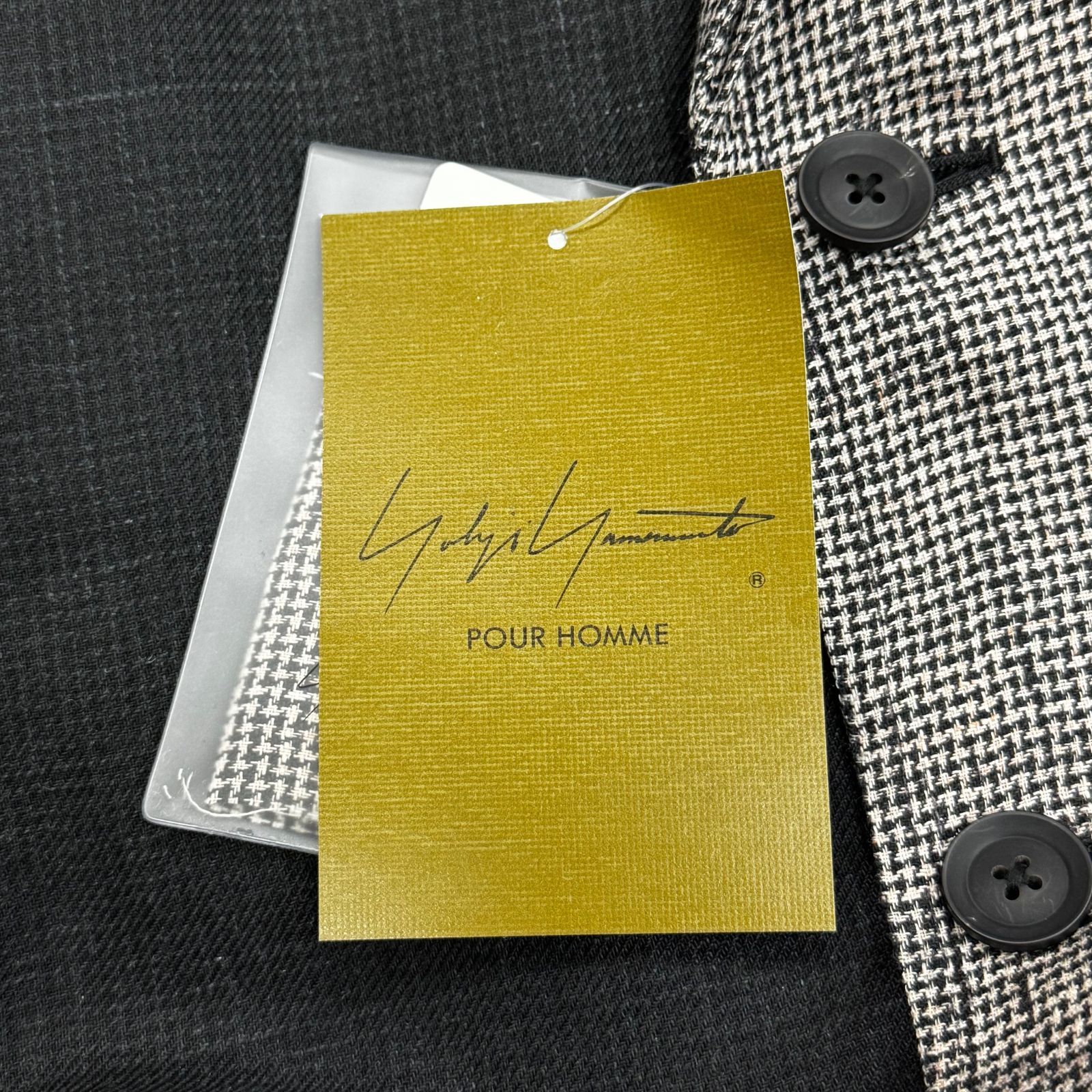 参考上代418000円 未使用品 Yohji Yamamoto POUR HOMME 24SS JACKET