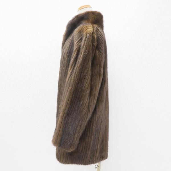 wnc サガミンク SAGAMINK 毛皮コート 8 茶 レディース [825930] - メルカリ