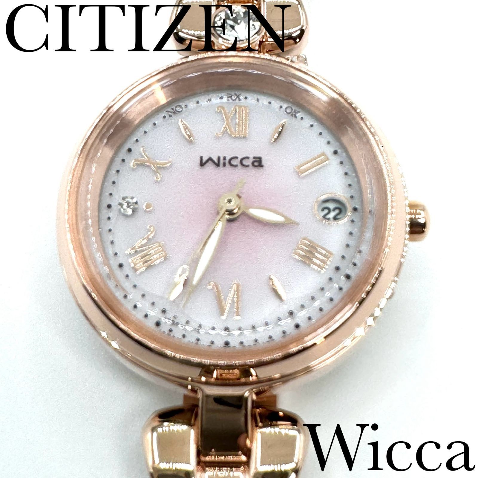 4℃ シチズン wicca(ウィッカ) ソーラーテック腕時計 - 時計