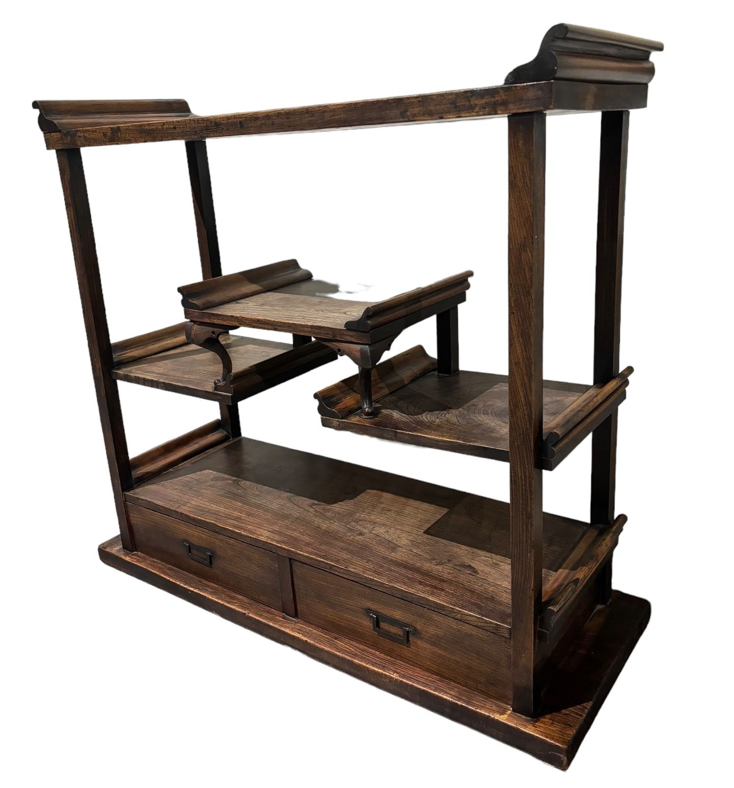 和風アンティーク 飾り棚 茶箪笥 高級茶箪笥☆和風茶箪笥☆アンティーク☆飾棚 【公式通販】