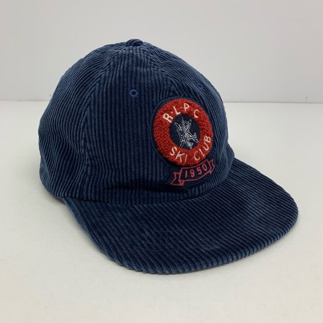 希少 POLO RALPH LAUREN POLO SKI CLUB Corduroy Cap ONE SIZE ポロ 