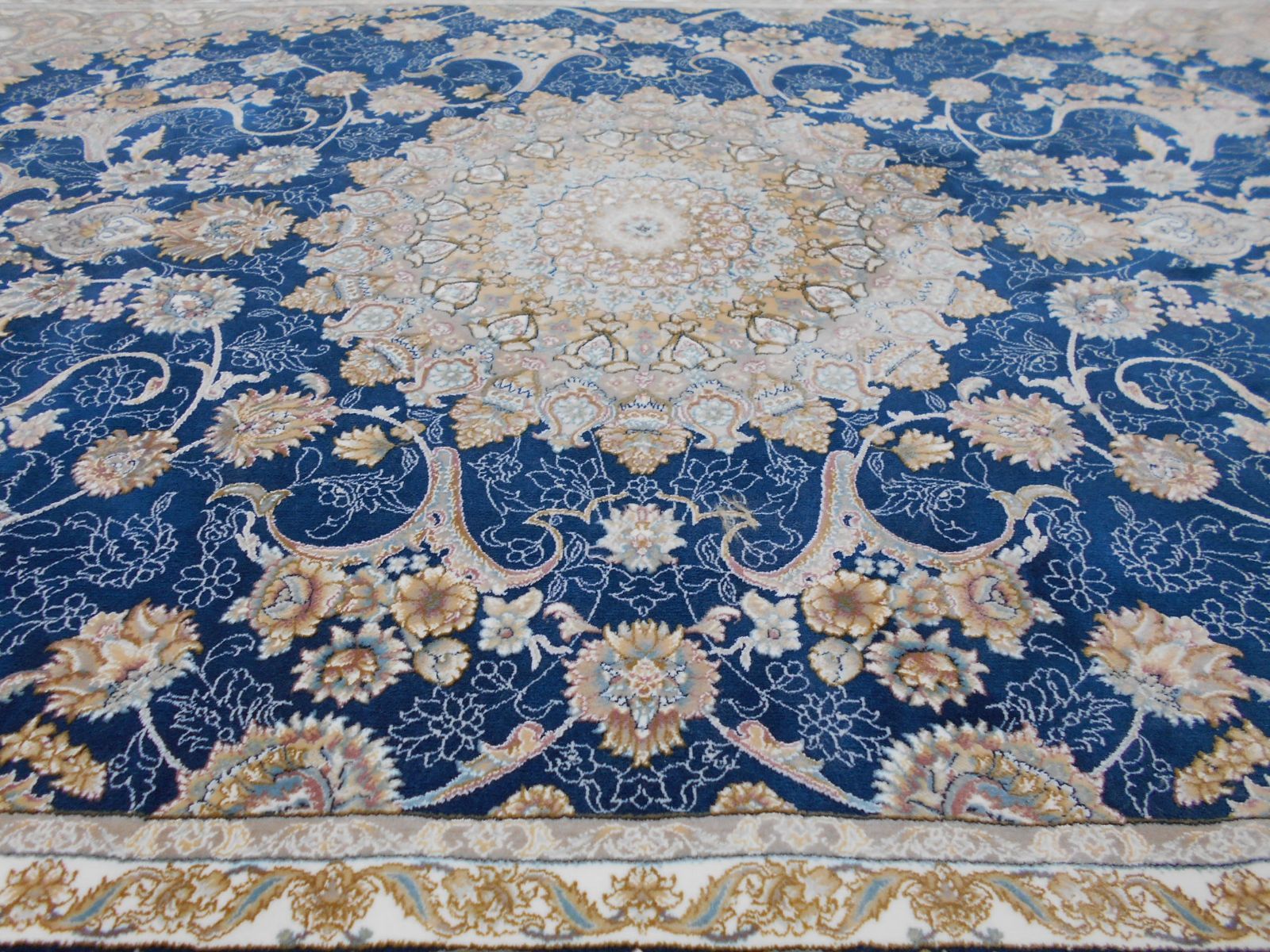 専用！高密度、立体柄！本場イラン産 絨毯！200×250cm-52001