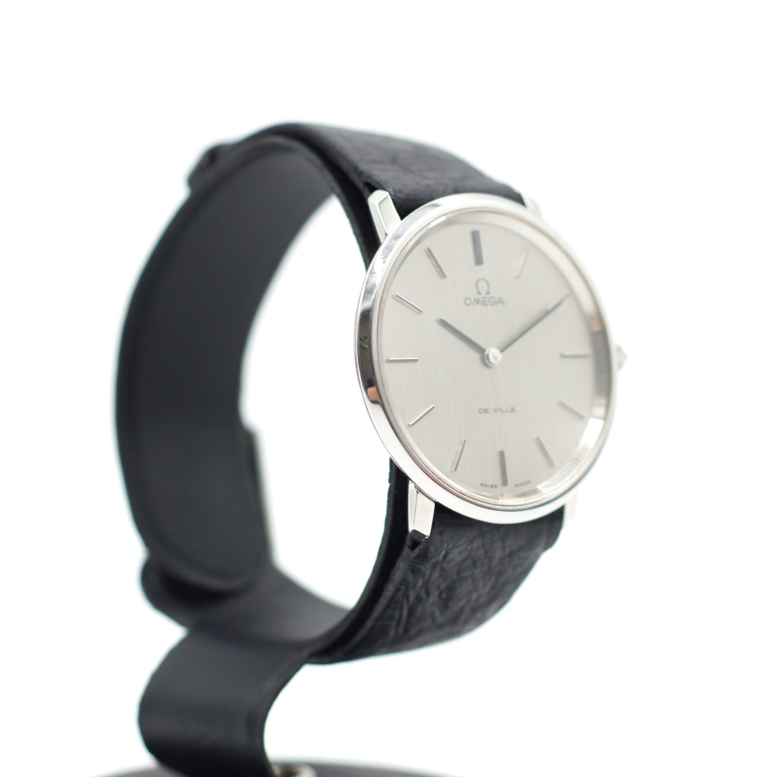 OMEGA オメガ De Ville デ ヴィル MD ST111.0107 クオーツ シルバー文字盤 メンズ 腕時計