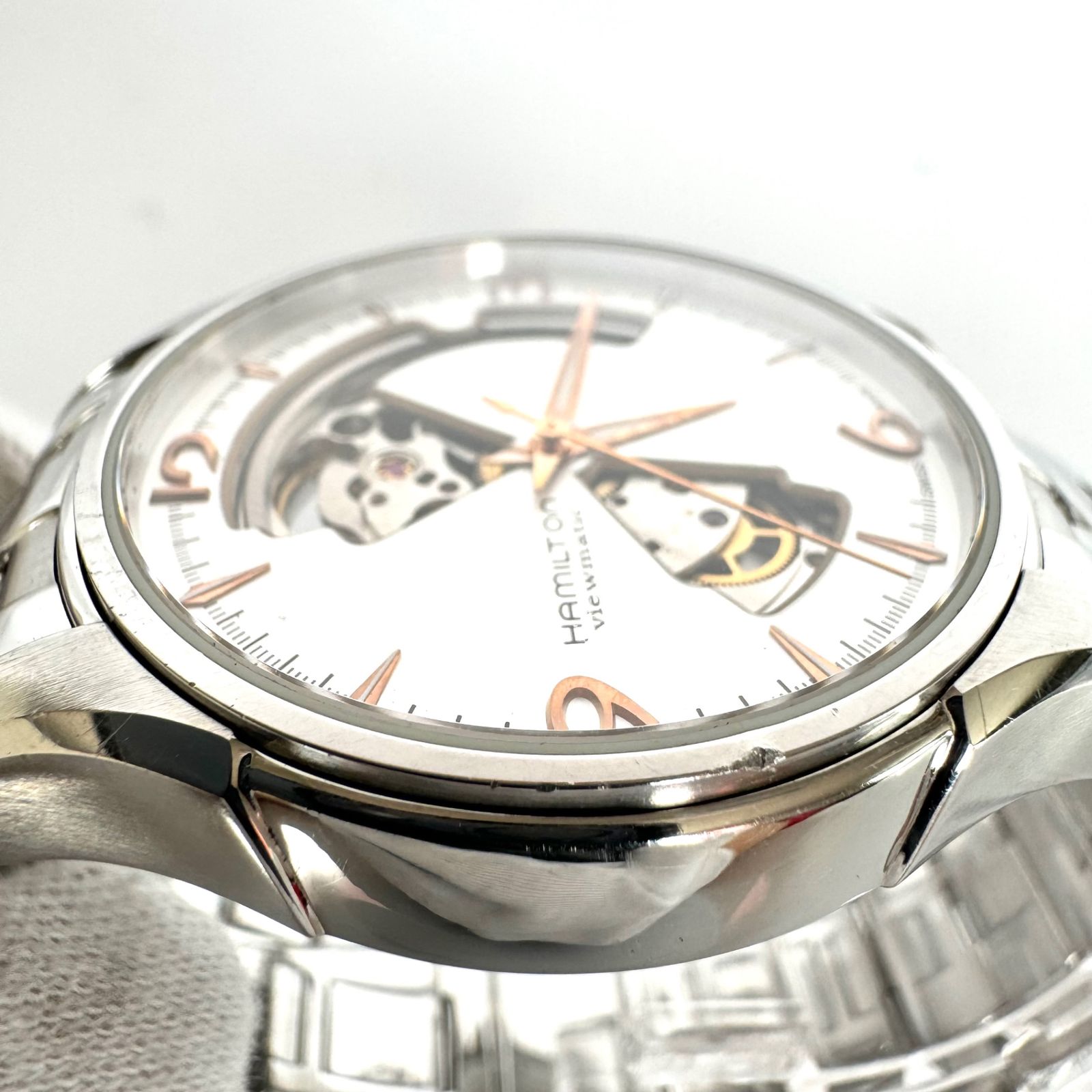 HAMILTON 自動巻き腕時計　H325650 HAMILTON ハミルトン ジャズマスター ビューマチック オープン