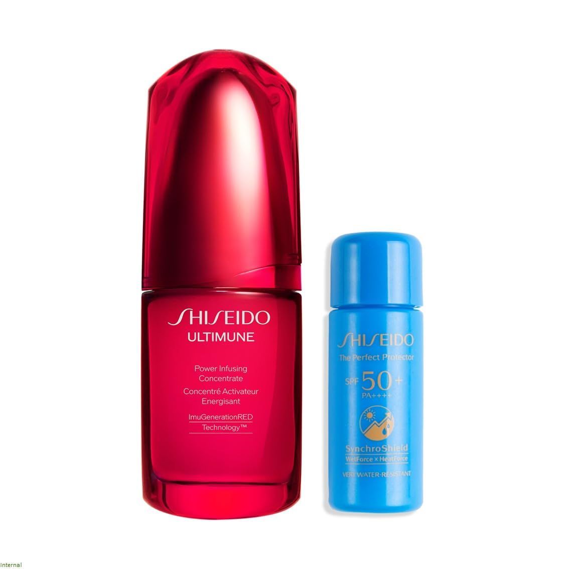 アルティミューン セット パワライジング コンセントレート Ⅲn SHISEIDO 30mL ＋ サンケアサンプル付 | 美容液 | ジェル リキッド状 | グリーンフローラルの香り | きめ ハリ | 資生堂