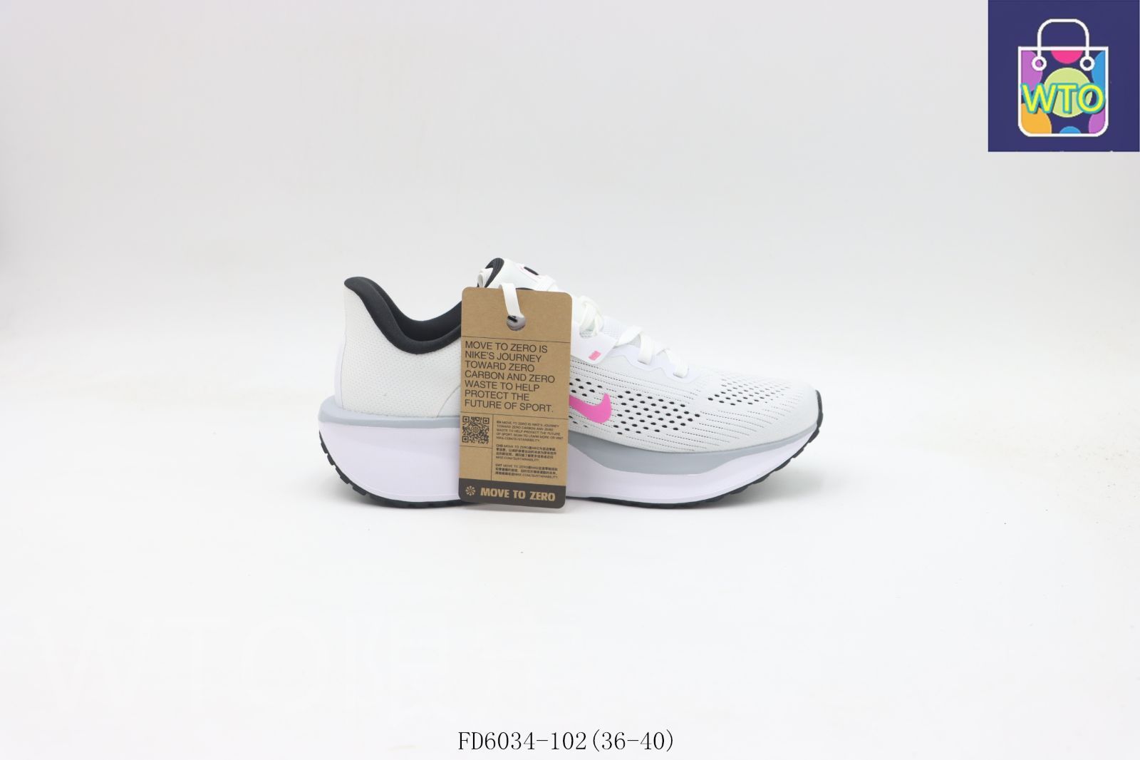 今日 Nike ナイキ ランニングシューズ ホワイトピンク FD6034-102-WTO輸入2