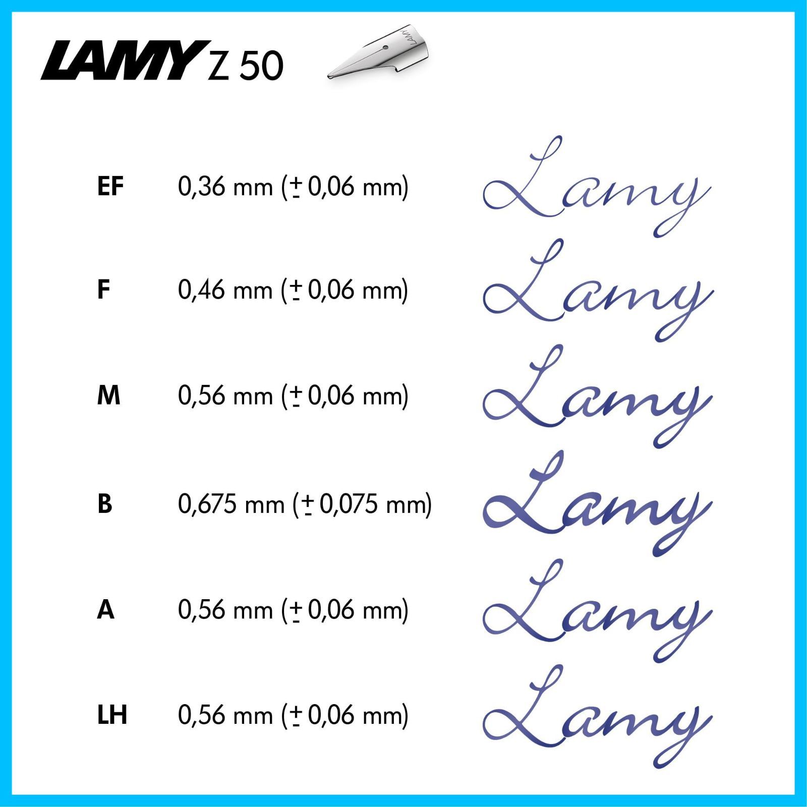 サイズ:ペン先EF極細字】LAMY ラミー 万年筆 ペン先EF(極細字