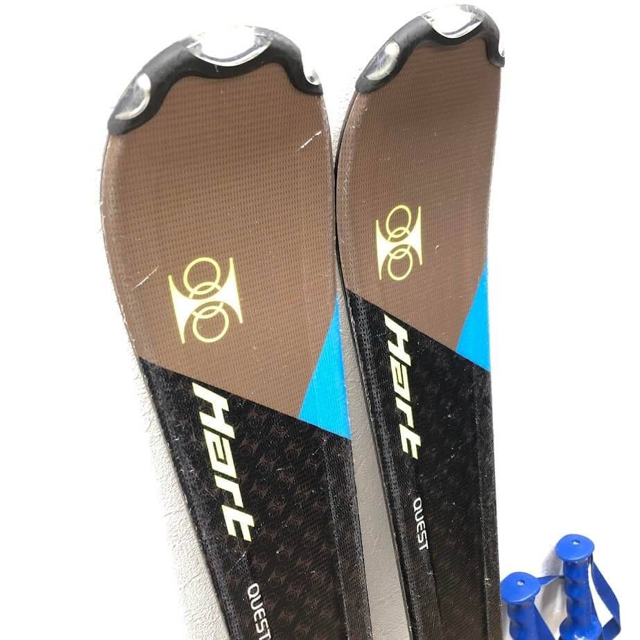 HART 子供用スキー板　ストック　カービング Hart キッズ スキー板 \u0026ストック ＨartハートDw－Team子供用カービング