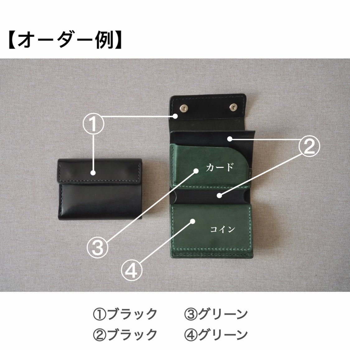 オーダーメイド財布 ミニウォレット｜ミニ財布｜栃木レザー