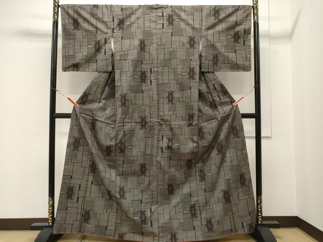 平和屋着物■極上　男性　角帯　岩井茶色地　逸品　DZAA8045kh5 平和屋着物□極上 男性 角帯 岩井茶色地 逸品 DZAA8045kh5 平和屋着物□