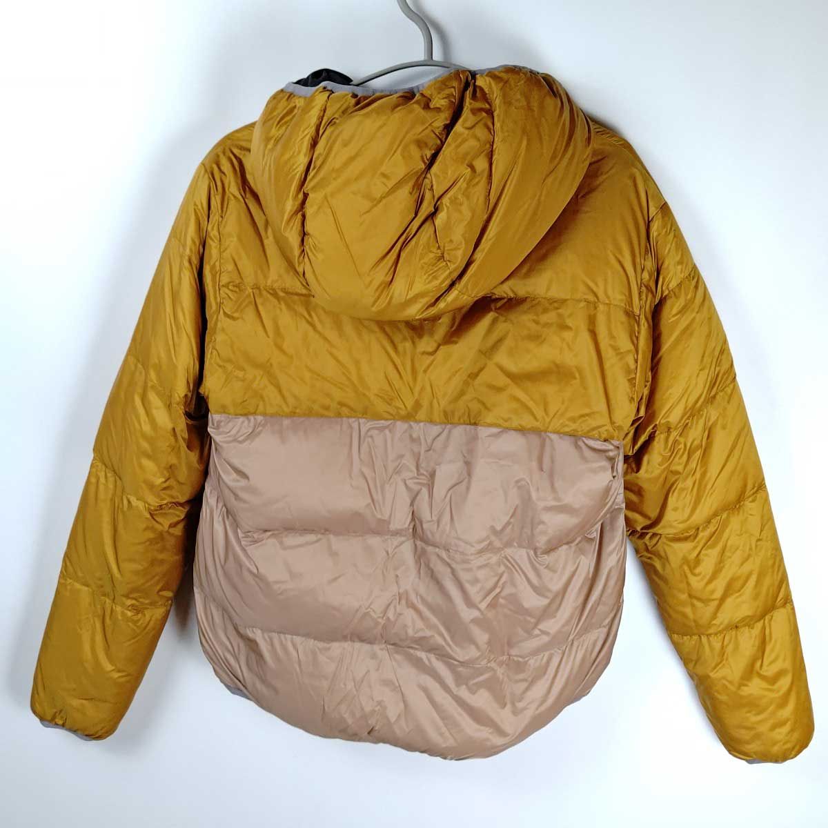 KRIFF MAYER × NANGA リバーシブルダウンジャケット S YELLOW×BLACK 