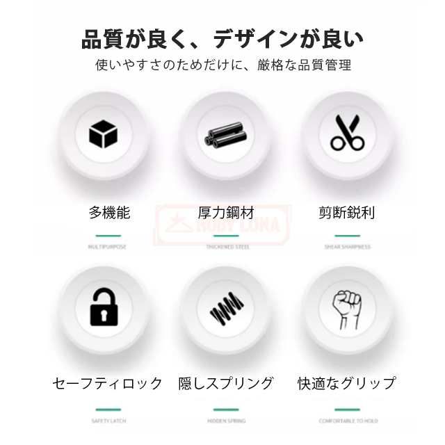 最安挑戦 春 送料無料 ワイヤーストリッパー 折りたたみ式 多機能 工業用 ワイヤーストリッパー 電気工事用 高炭素鋼製 耐久性 ワ