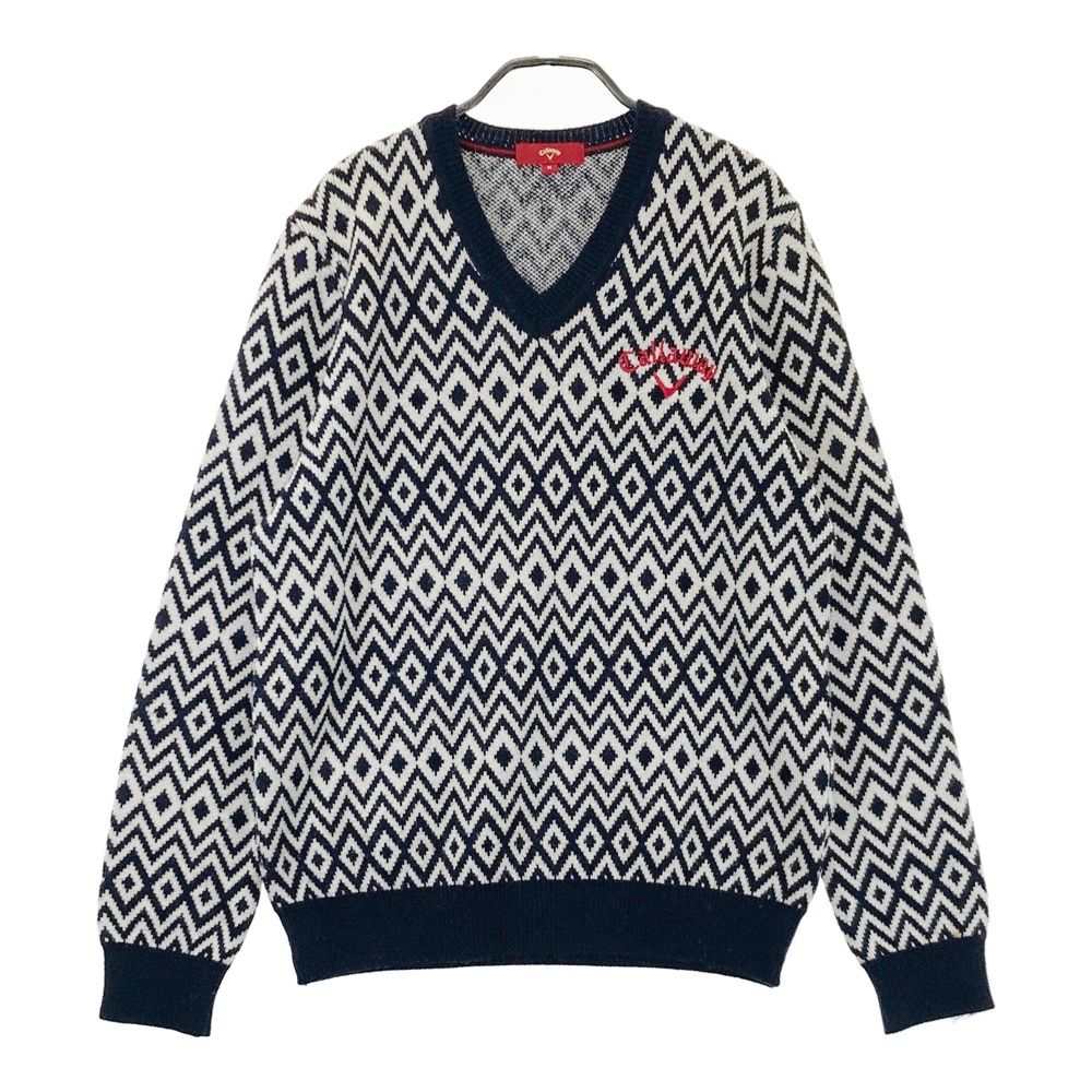 Callaway - 新品☆キャロウェイ Callaway 　Vネックセーター 　Ｍ　レッドレーベル サイズ：M CALLAWAY キャロウェイ レッドレーベル ウール V