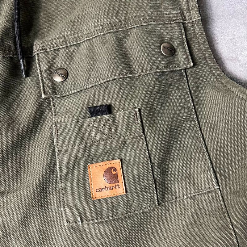 Carhartt ボア ライナー コットン ダック パーカー ベスト XL