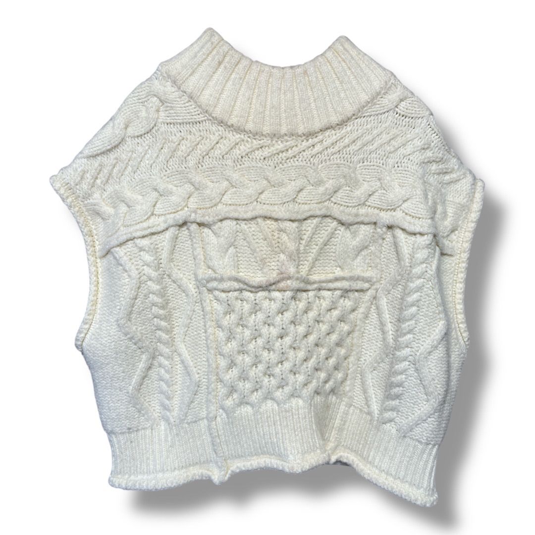 ウィルフリー ニットベスト アイボリー 未開封【Pois ポワ】knit vest