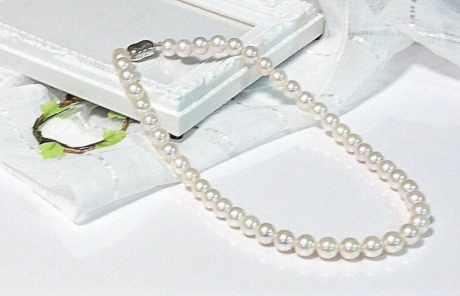 激安最後の特売人気のサイズです！照り巻オーロラ級　花珠真珠ネックレス8.5－8㍉その他