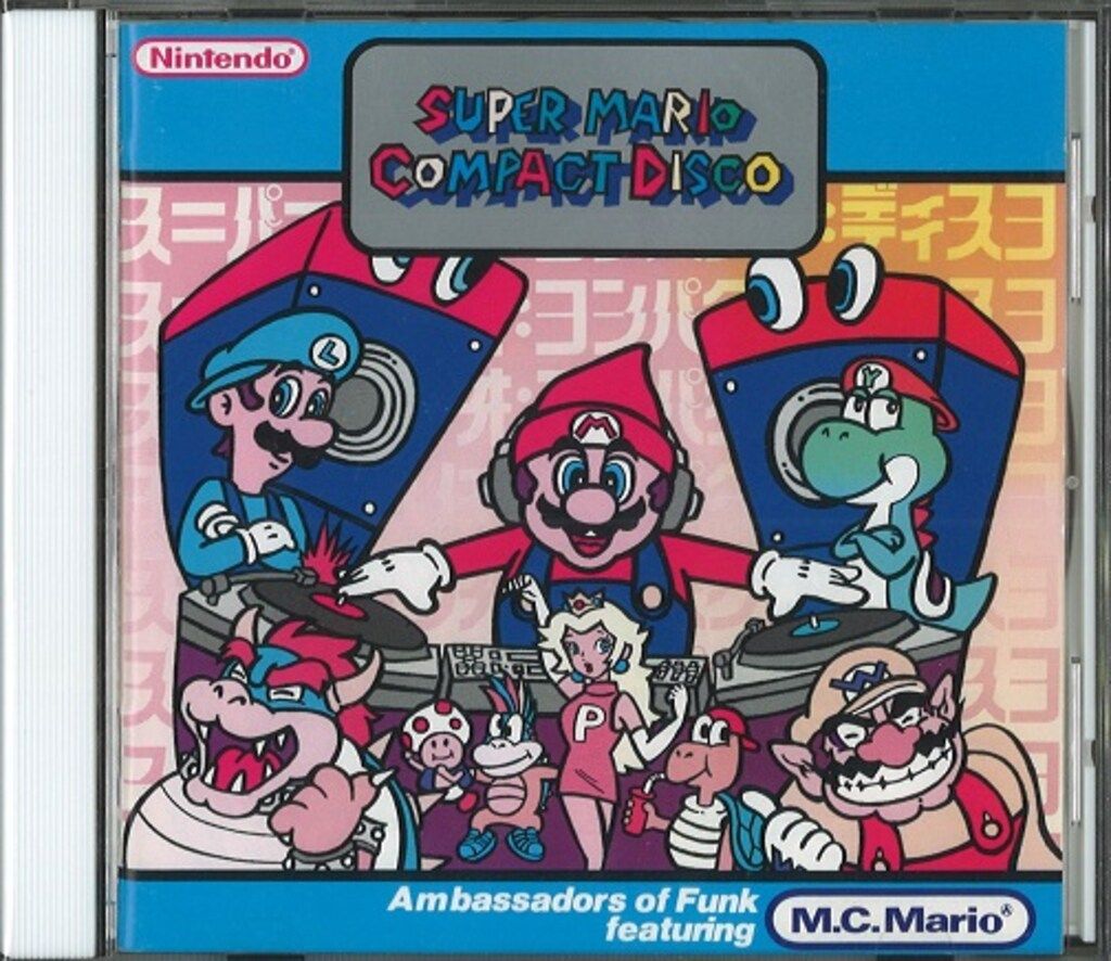 ゲームCD ステッカー付)スーパーマリオ・コンパクト・ディスコ
