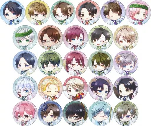 バッジ・ピンズ　全26種セット 「スタンドマイヒーローズ 5th Anniversary Store トレーディング缶バッジ Horoscope」 中古】バッジ・ピンズ 全26種セット 「スタンドマイヒーローズ