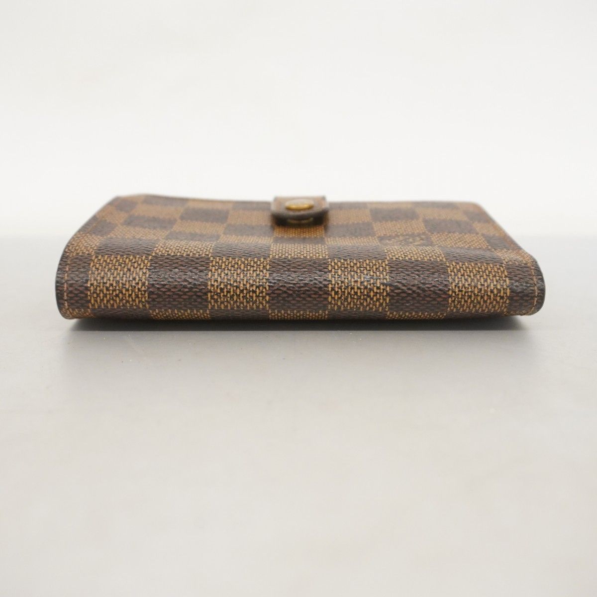 5mc2443-h ルイヴィトン 財布 ダミエ ポルトモネビエヴィエノワ N61664 エベヌ レディース