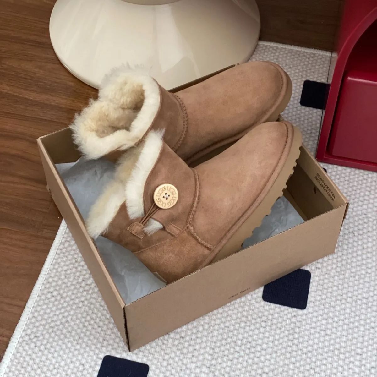 UGG アグ ムートンブーツ タッセル 可愛い レディース ショートブーツ