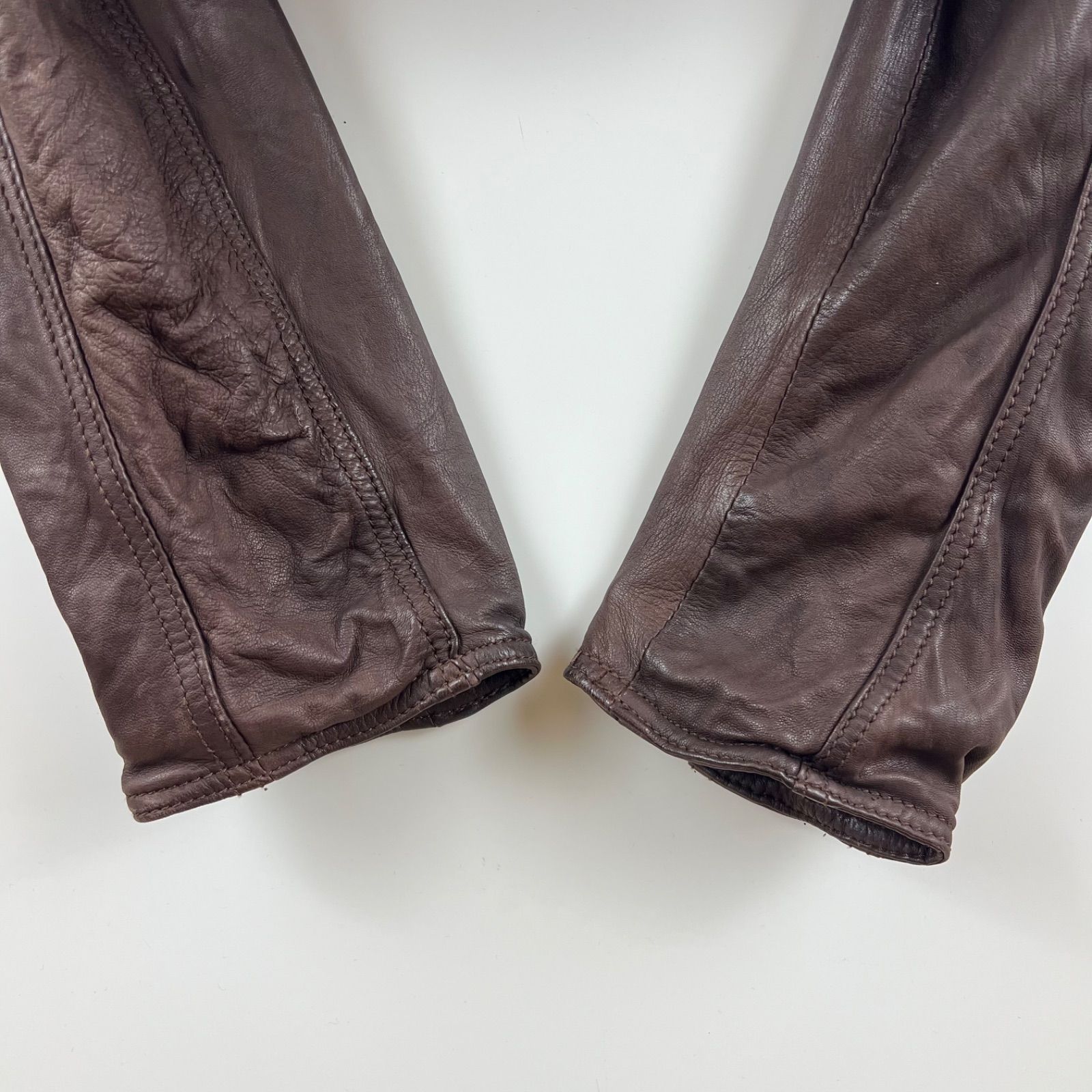 2065:CHRISTIAN PEAU ライダースジャケット　革ジャン　古着　S 2025年最新】CHRISTIAN PEAU ジャケット・アウターの人気