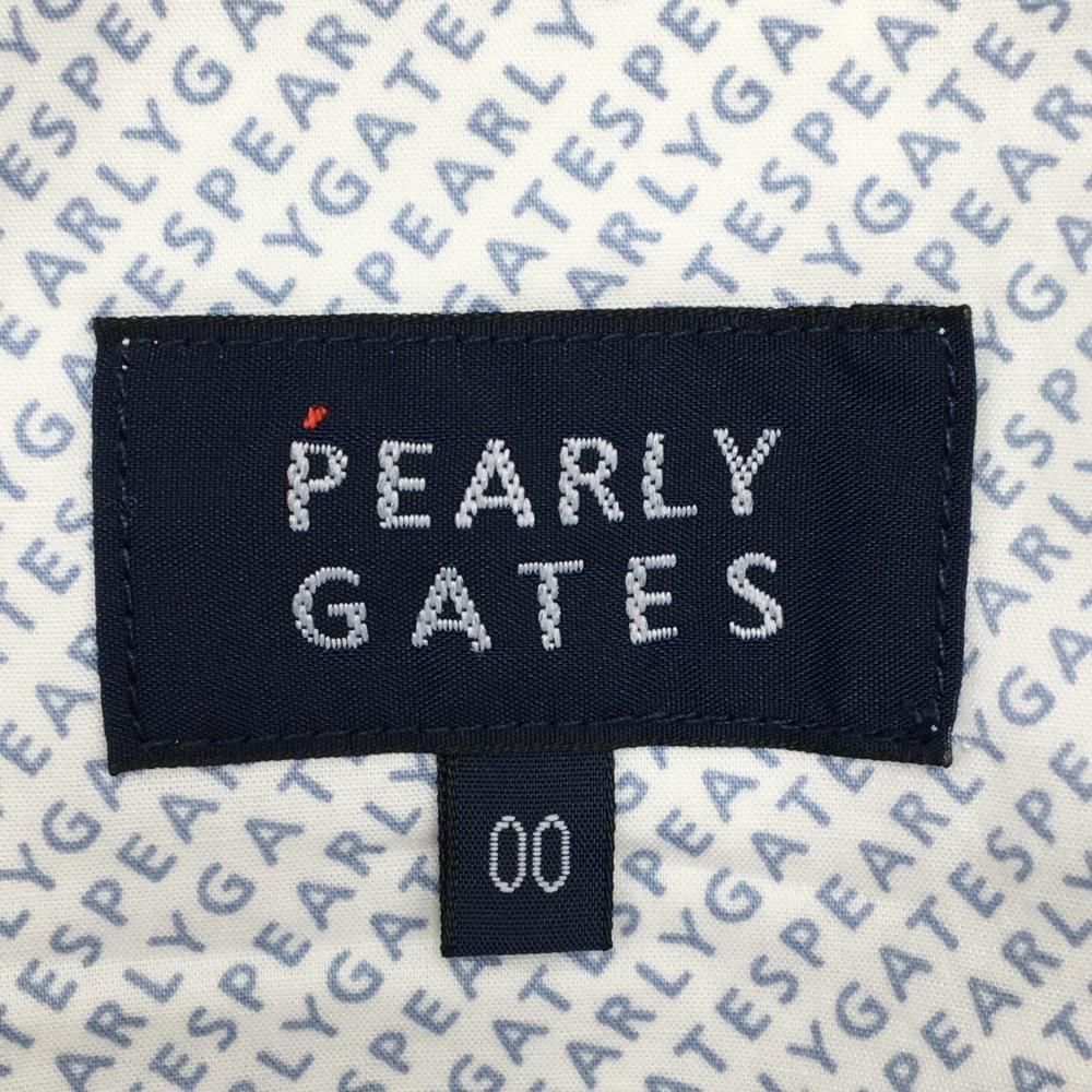 新品】パーリーゲイツ スカート 白×ネイビー×グリーン ショップ リーフ