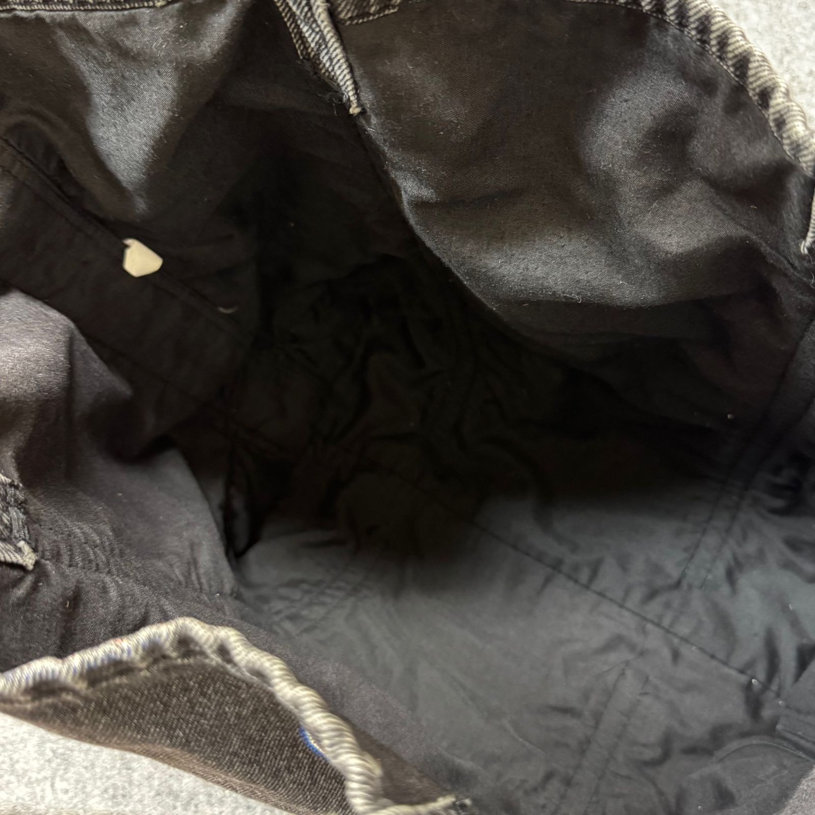 最終値下げsupreme 17ss 666 デニムトートバッグ Supreme 17SS 666 Denim Tote Bag デニムトートバッグ ボックス