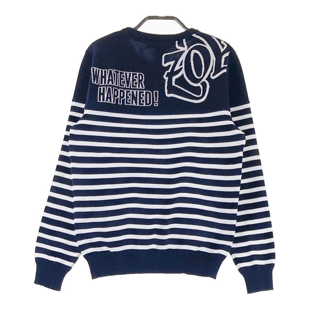 新品　27,500円　ZOY ふわもこ　ネイビー　星柄 セーター 38 ゴルフ 低価，定番 サイズ：2 ZOY ゾーイ ニットセーター ネイビー系