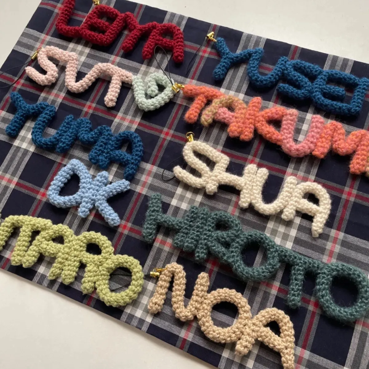 ストップ中??‍♂️【オーダーページ】ネームキーホルダー イニシャル 