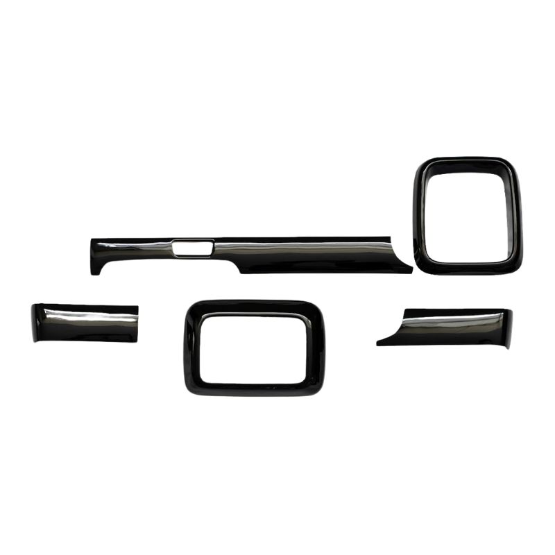 Nバンを遊ぼう! ピアノブラック 3Dドレスアップインテリアパネル 5Pセット N-VAN JJ系 H30|07- YourParts e0174 車 カスタム パーツ 内装 おしゃれ