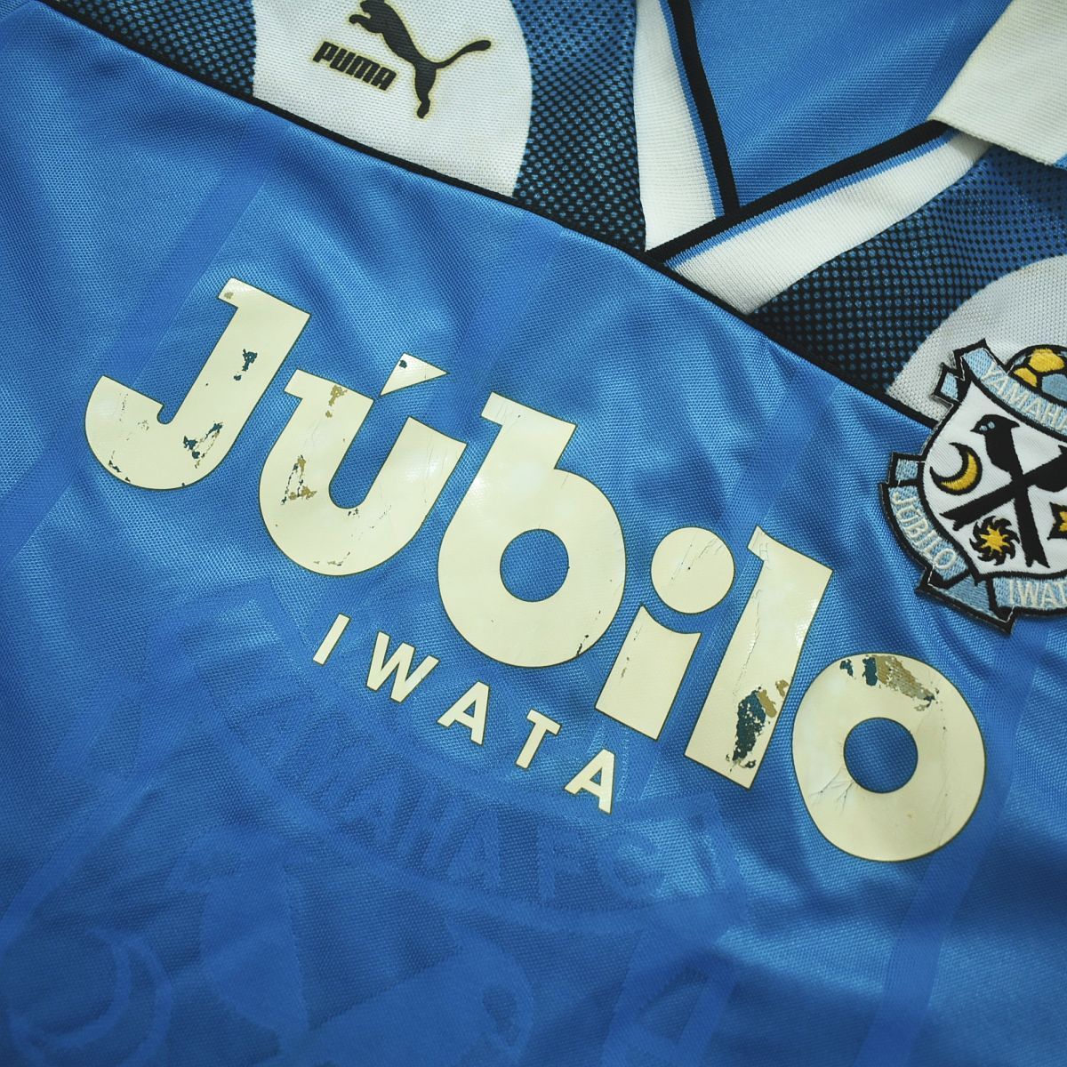 90s JUBILO ジュビロ磐田 プーマ ユニフォーム ゲームシャツ背番号10 JUBILO ジュビロ磐田 プーマ ユニフォーム ゲームシャツ ネスレ